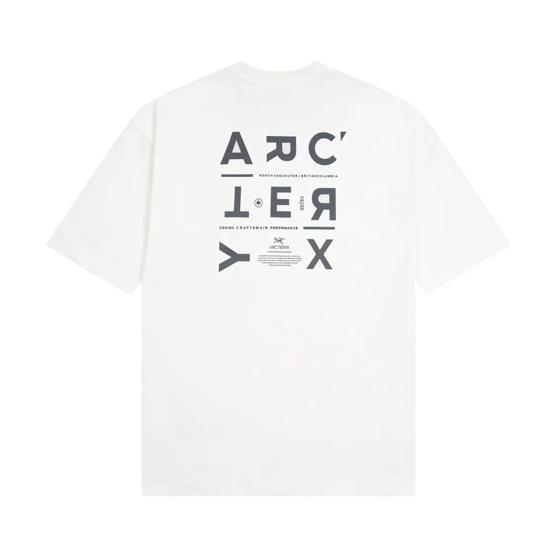 【 Quality】 Arc’teryx 𝟮𝟰𝘀𝘀 Logo T ， ， ， OS g 100% Quality ： ：White Black Size：XS S M L